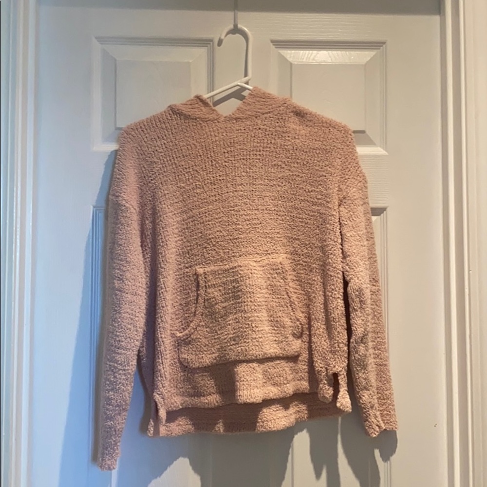 light pink poncho